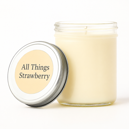 All Things Strawberry 8 oz soy candle