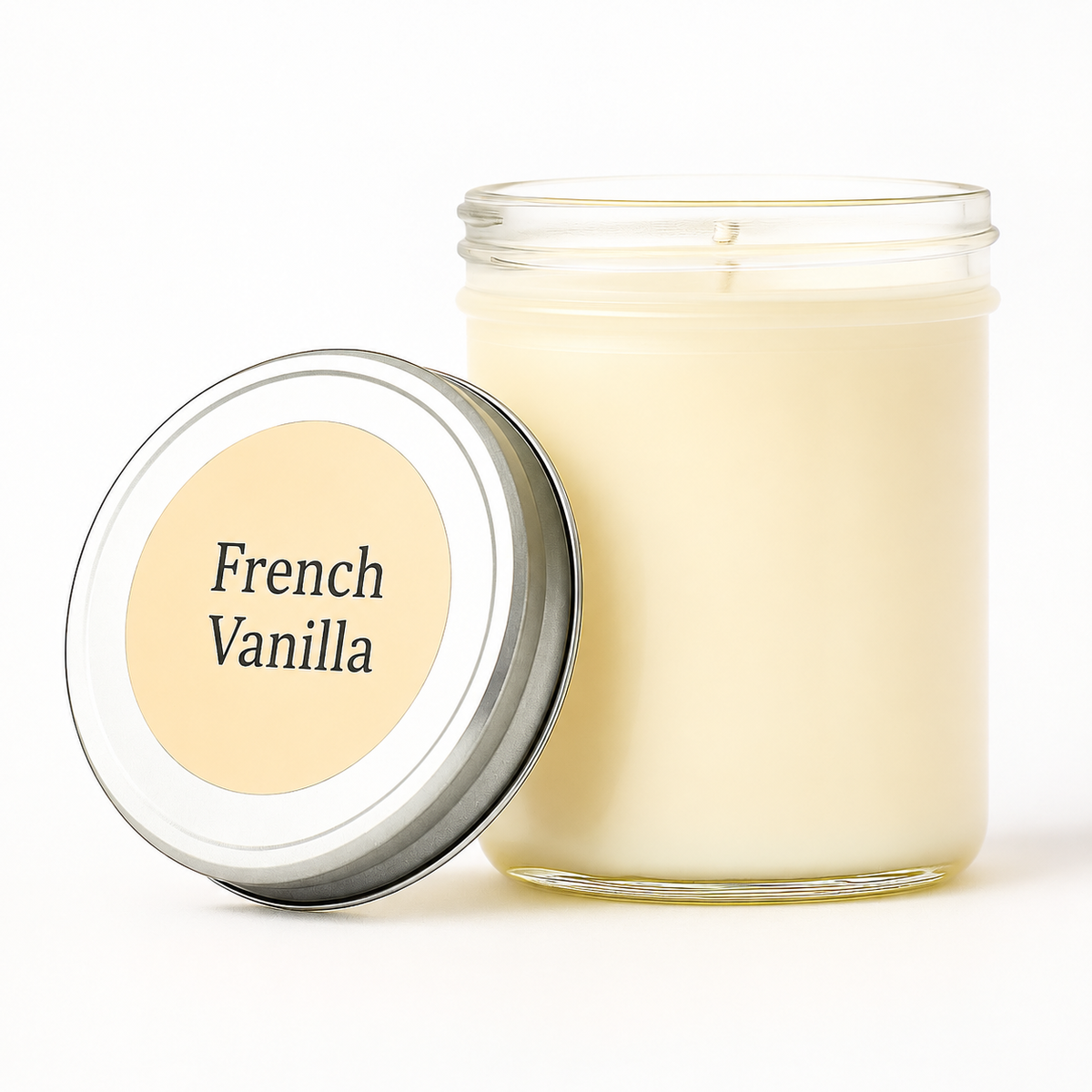French Vanilla 8 oz soy candle